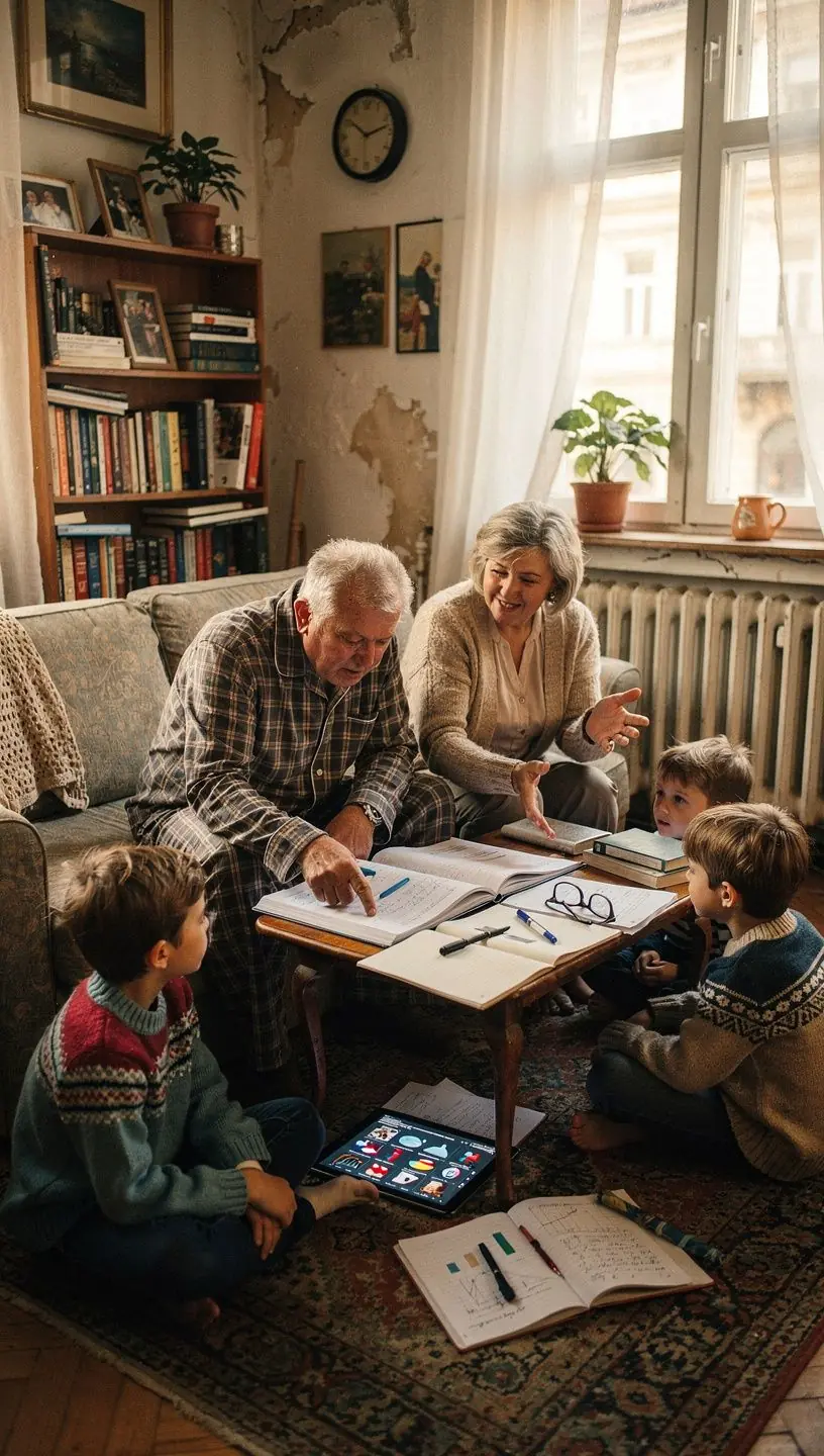 Digitális eszközök és jegyzetek személyes költségvetés tervezéséhez egy asztalon.